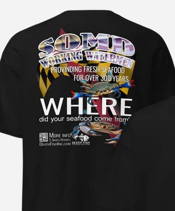Death Fish Storied Seafood awareness t-shirt design