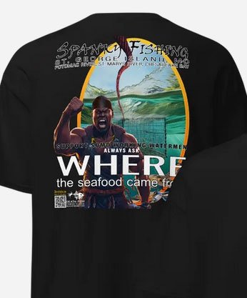 Death Fish Storied Seafood awareness t-shirt design