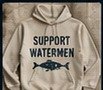 Support the Watermen hoodie